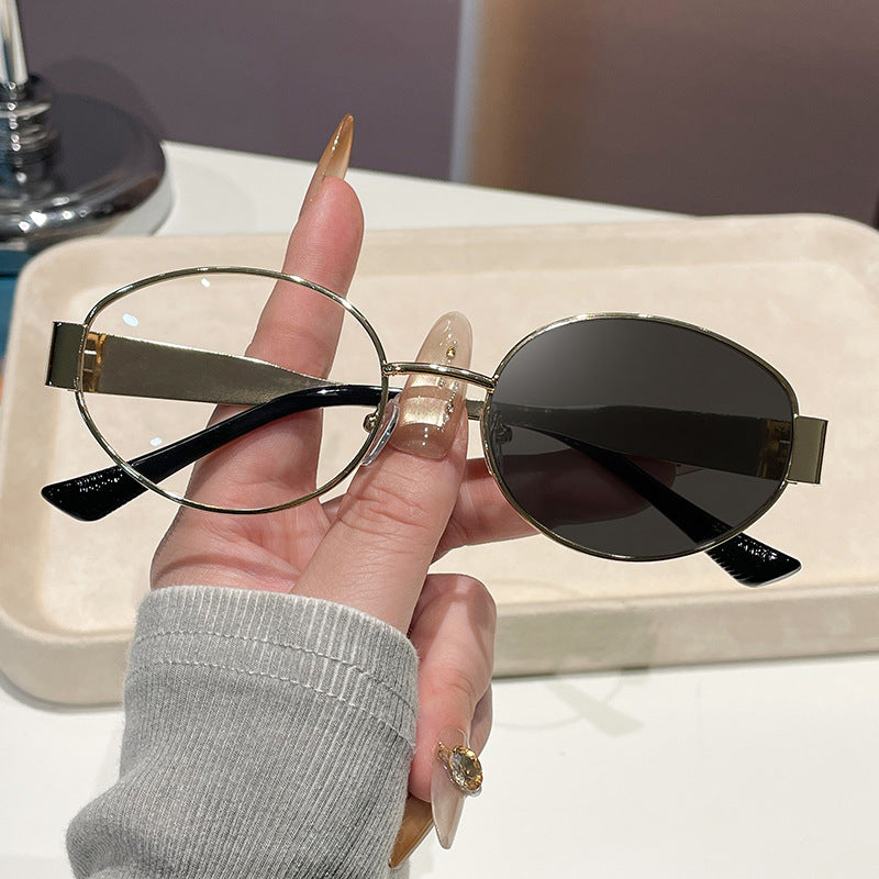 Women Vintage Sunglasses in Oval Design Kalsten