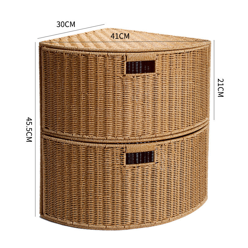 Corner Woven Storage Shelf Kalsten