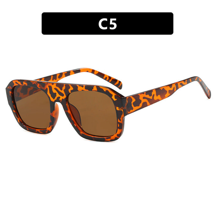 Women's oversized sunglasses with distinctive rectangular frame Kalsten