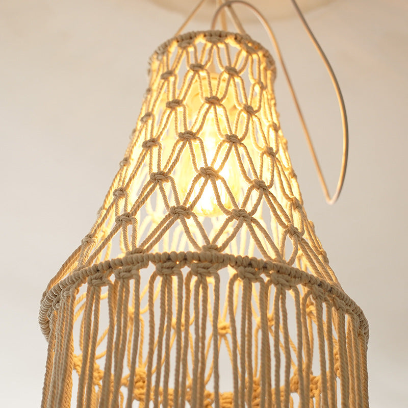 Macrame Hanging Lantern Acalora