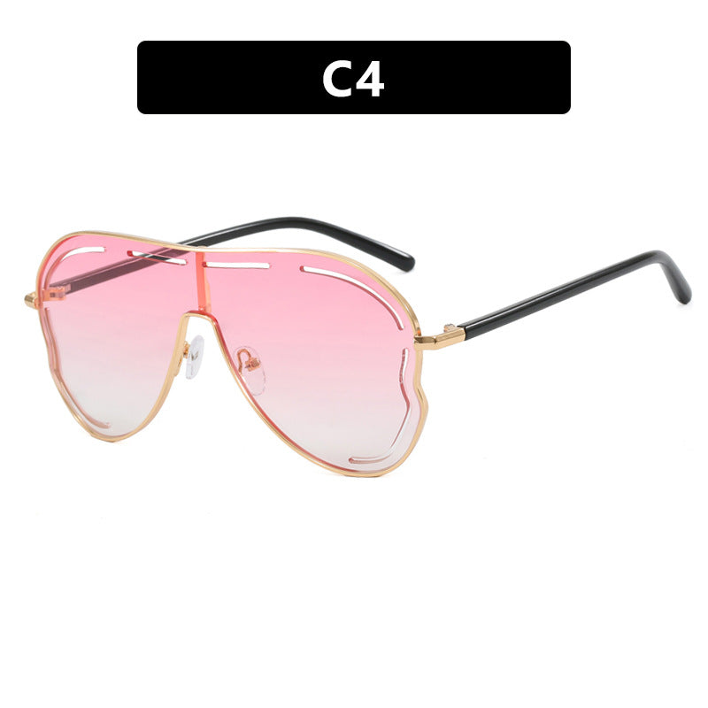 Ladies luxurious pilot sunglasses with modern frame Kalsten