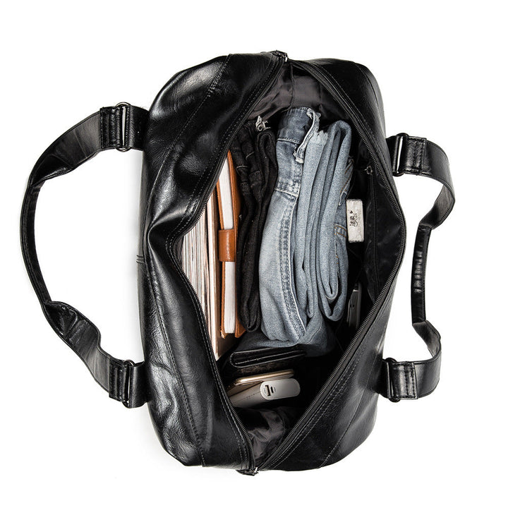 Luxurious Travel Bag Made of High-Quality Leather Kalsten