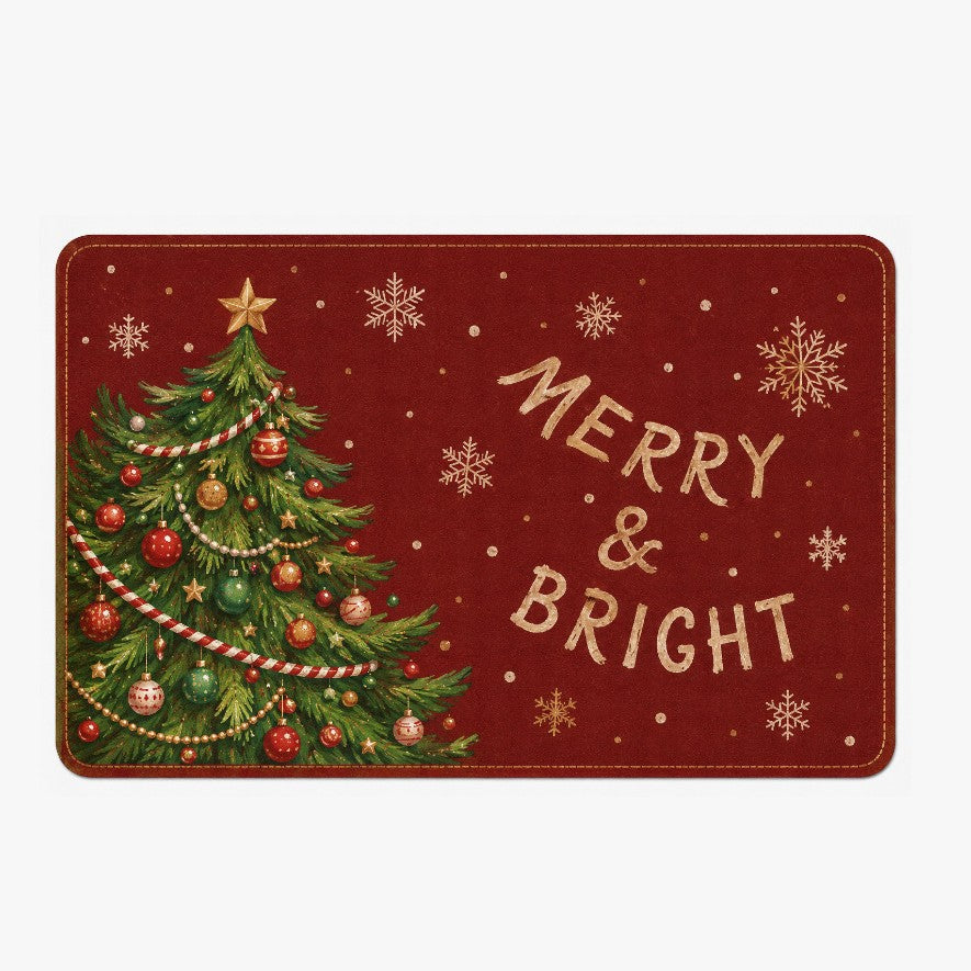 Christmas-Themed Decorative Floor Mat Acalora