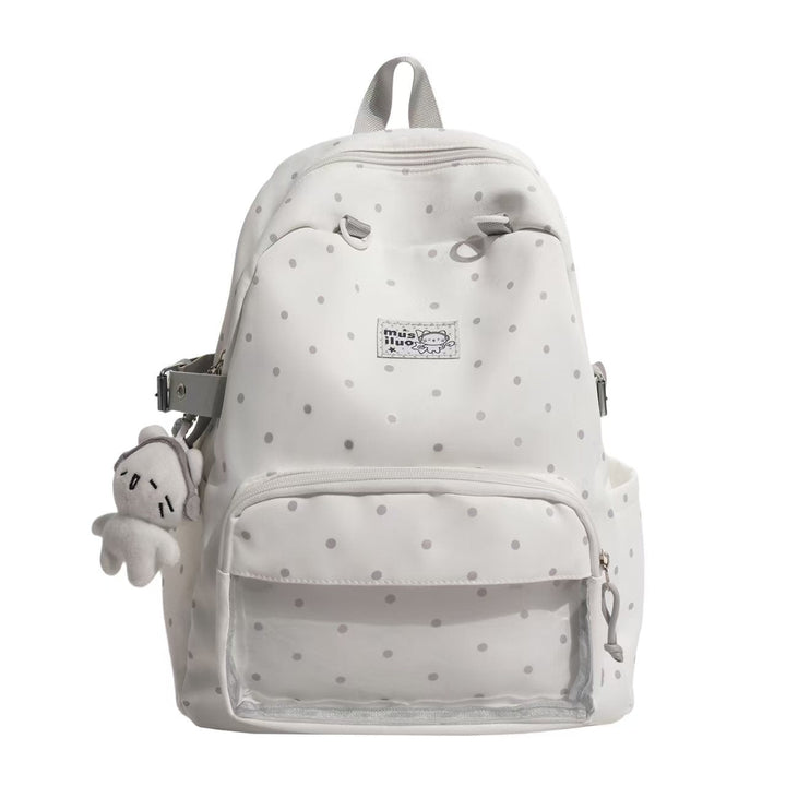 Polka Dot Embroidered Backpack Kalsten