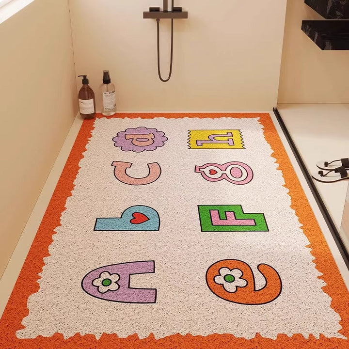 Fun Dinosaur-Themed Bathroom Mat Kalsten