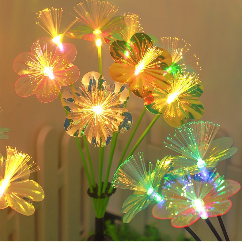 Decorative LED Fiber Optic Flower Stakes Bouquet Kalsten