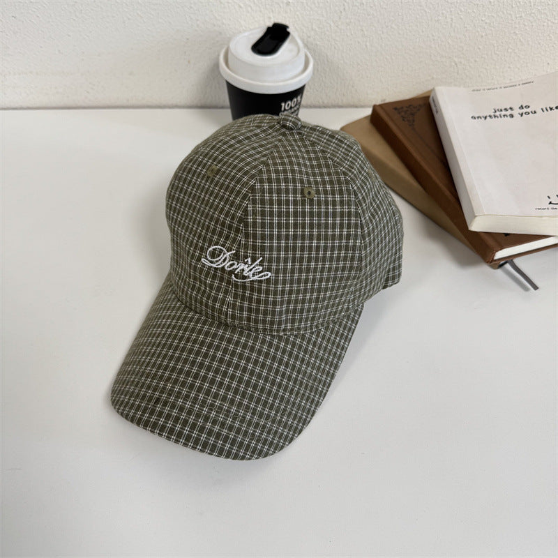 Men's Casual Checkered Baseball Cap Kalsten