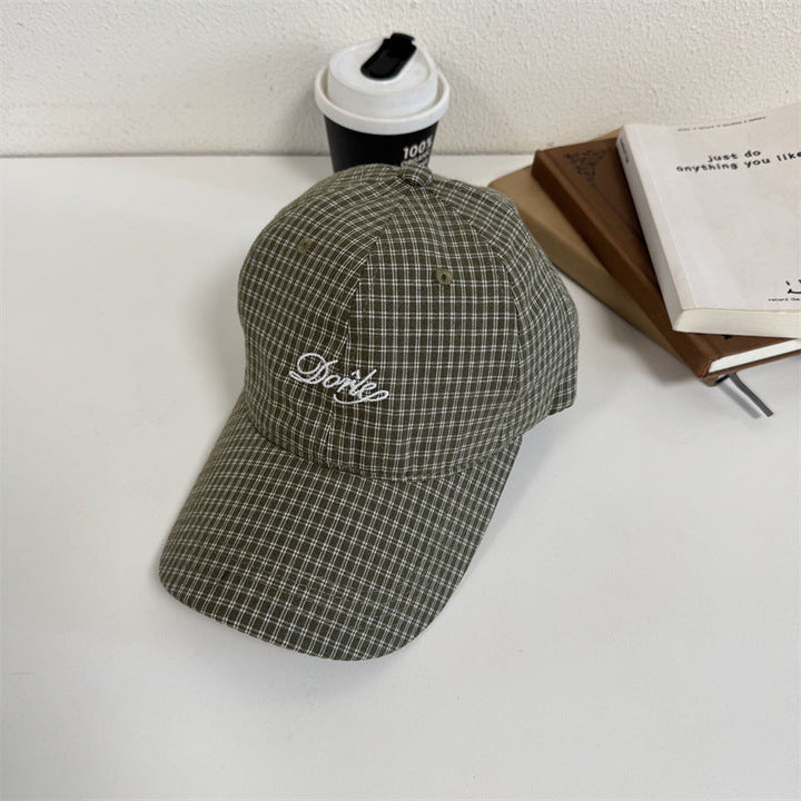 Men's Casual Checkered Baseball Cap Kalsten