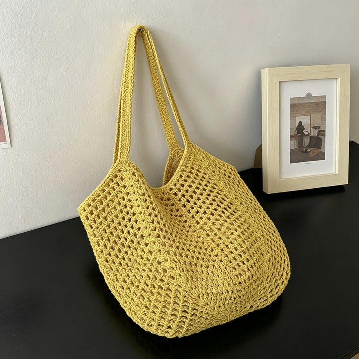 Crocheted tote bag with casual shape Kalsten
