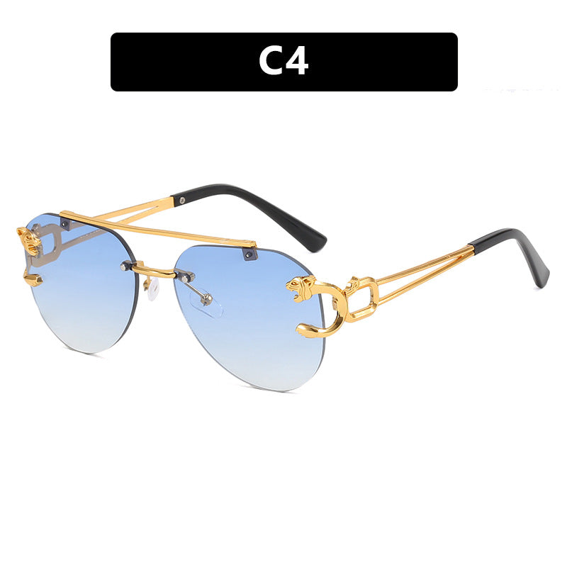 Women's unusual round sunglasses with decorative details Kalsten
