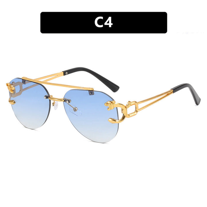 Women's unusual round sunglasses with decorative details Kalsten