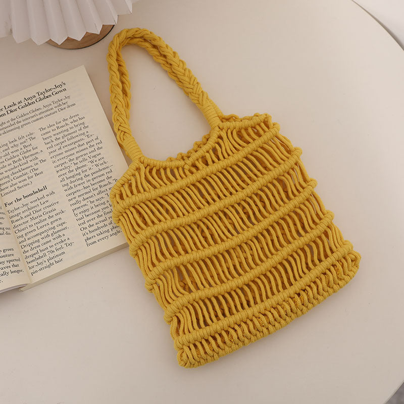 Braided Macrame Shoulder Bag Kalsten