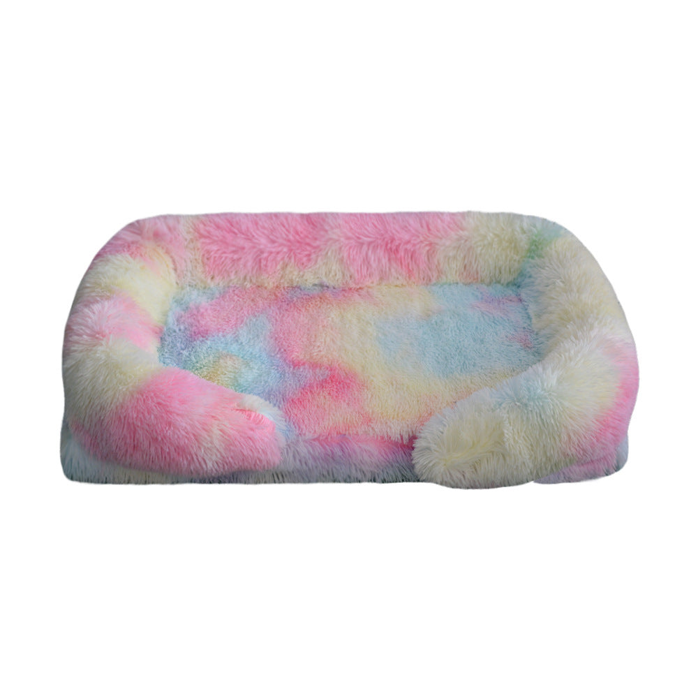 Plush Orthopedic  Cradle  Dog Bed