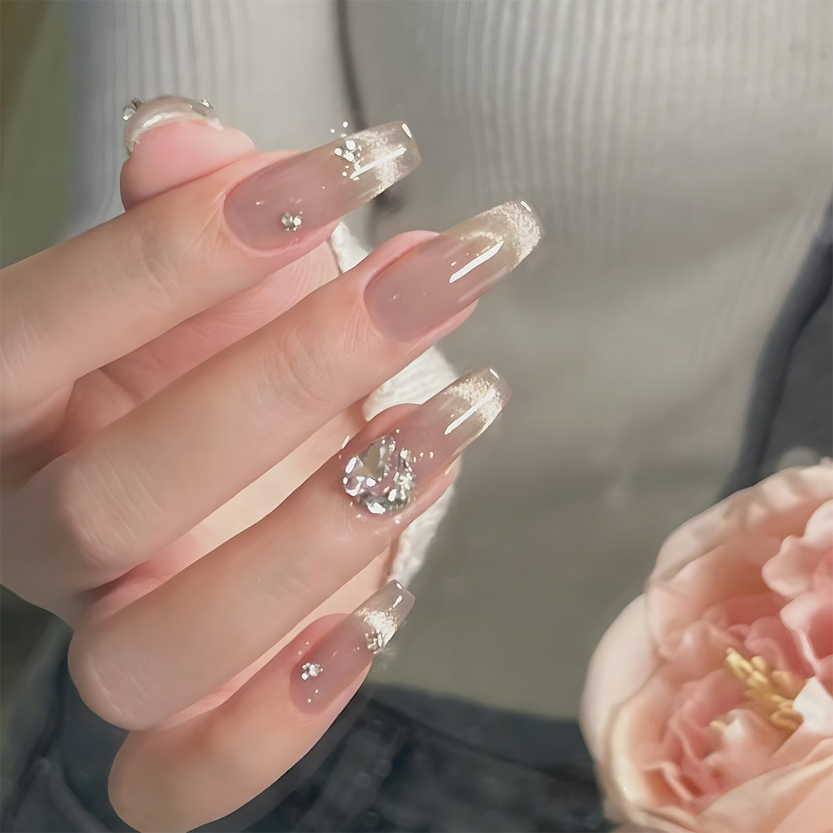 Elegant Stiletto Press-On Nail Art Set Acalora 1788496342