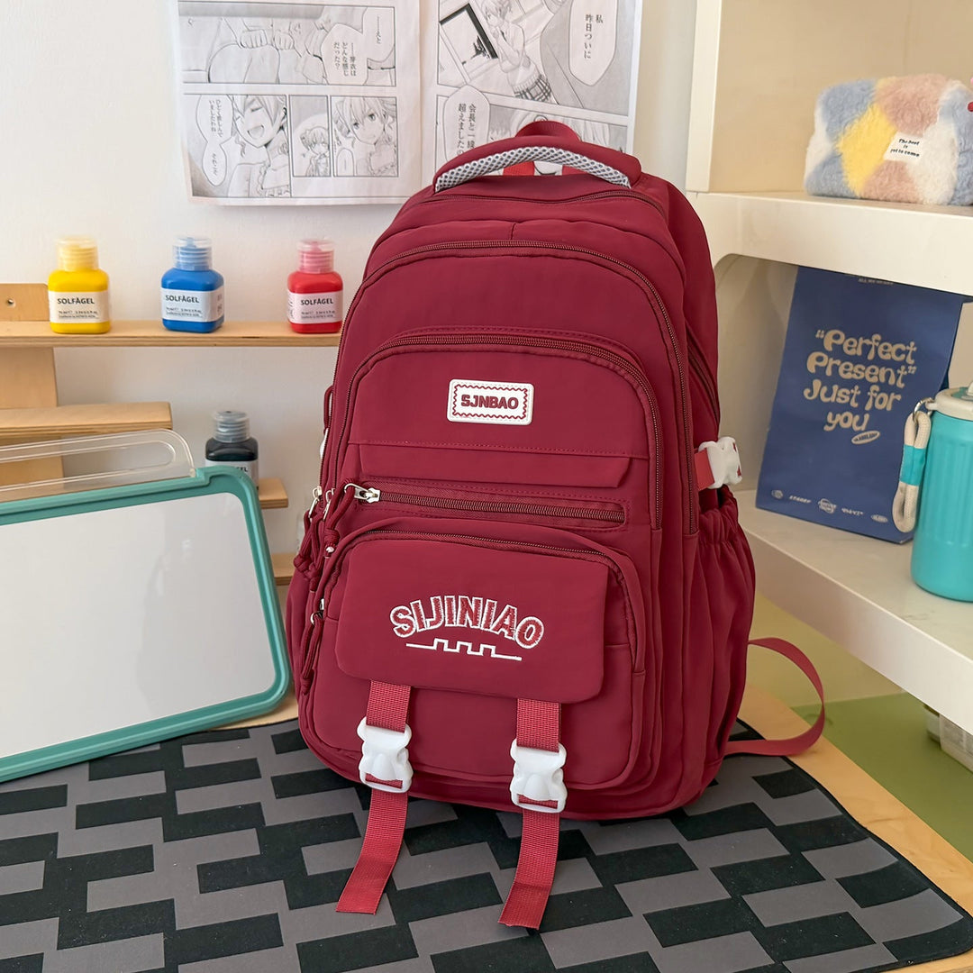 Multi-Pocket Casual School Backpack