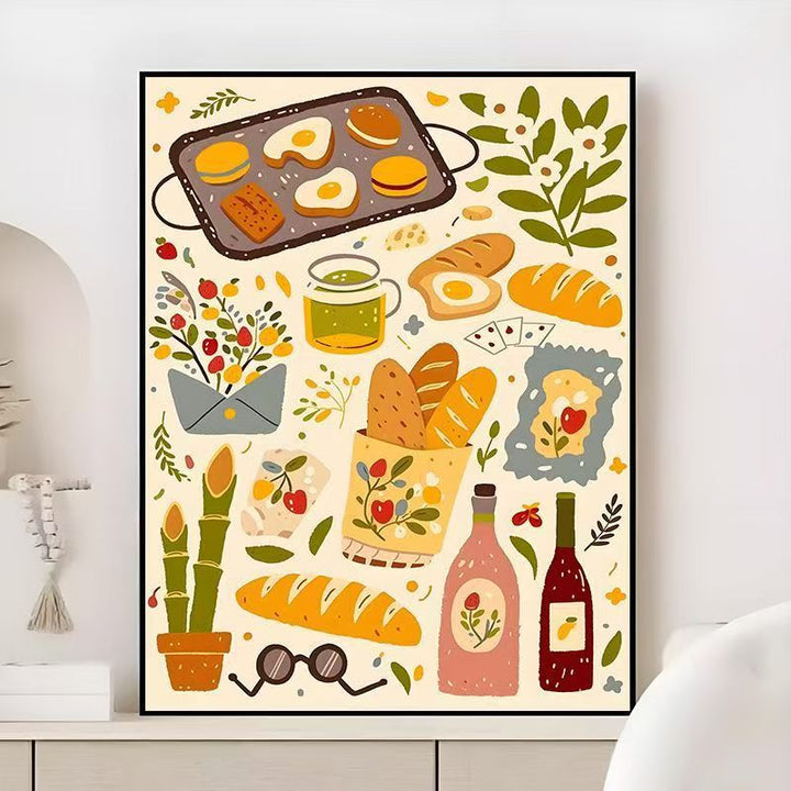 Gourmet Culinary-Themed Wall Art Kalsten