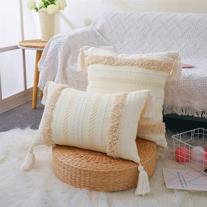Women Structured Pillowcase with Tassels Kalsten