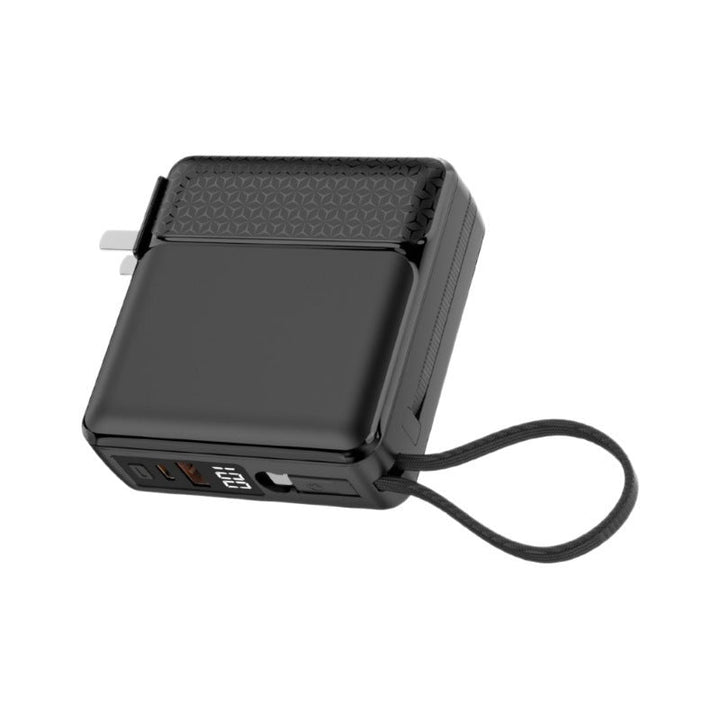 Compact quick-charge power bank with LCD display and integrated safety technology Kalsten