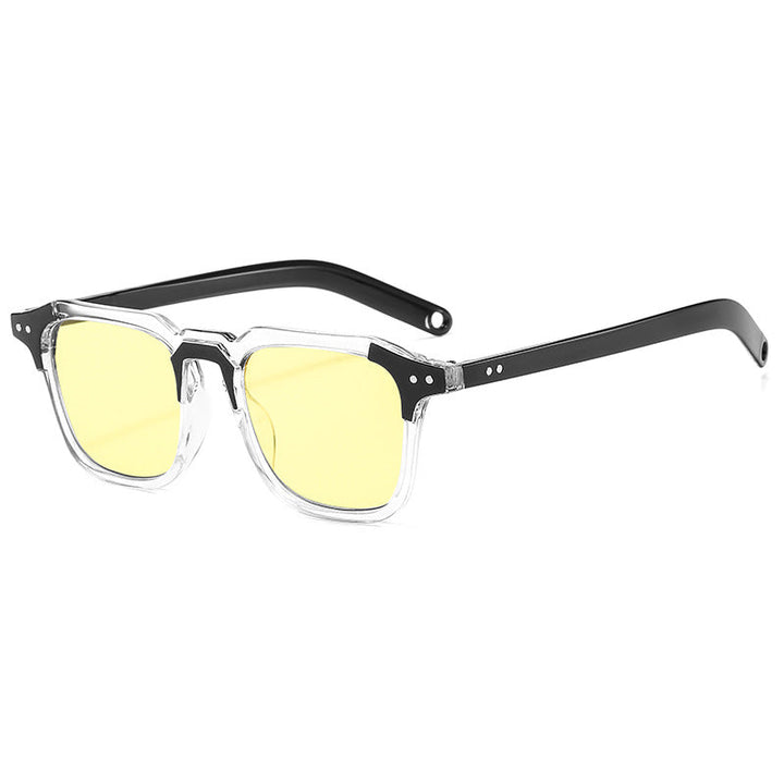 Men's Retro-Inspired Bold Square Sunglasses Kalsten