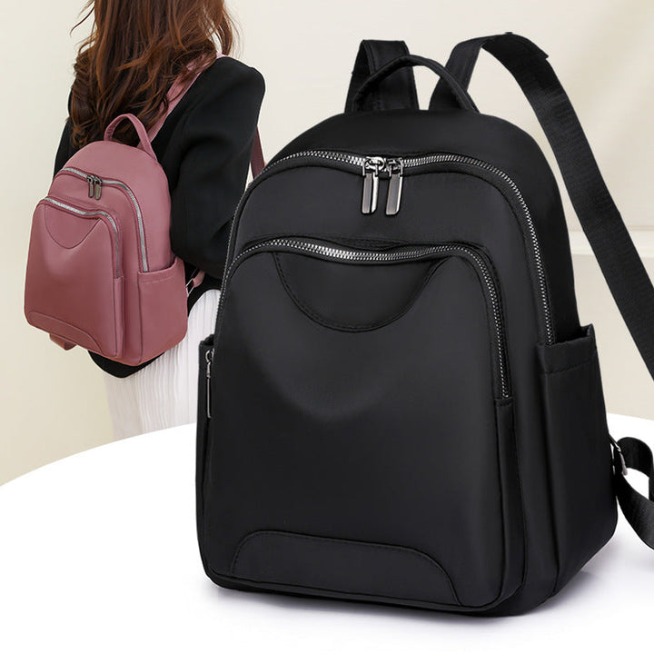 Sleek Minimalist Zip-Front Backpack Kalsten
