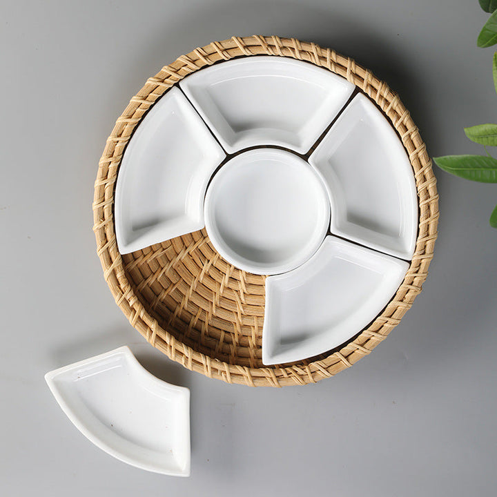 Unisex Serving Tray with Separate Compartments Kalsten
