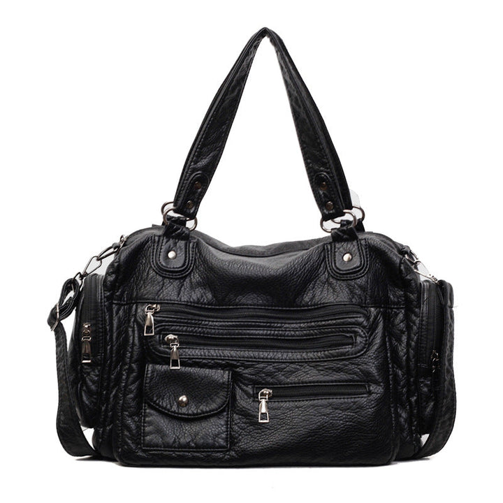 Multi-Zippered Handbag