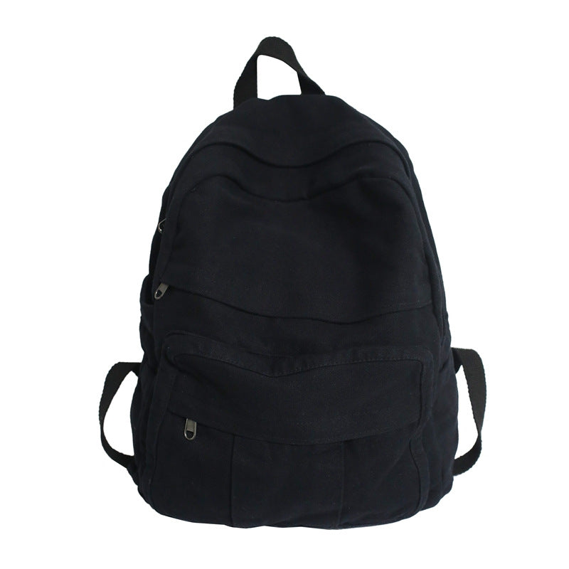 Multi-Functional Canvas School Backpack Kalsten