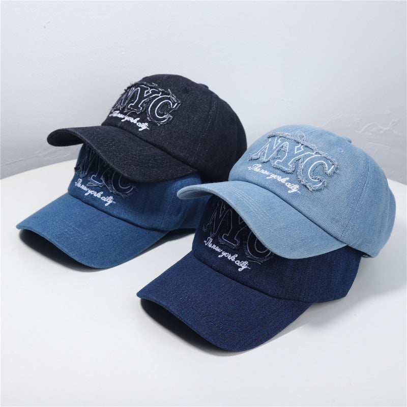Women's Distressed Denim Baseball Cap Kalsten 1784084140