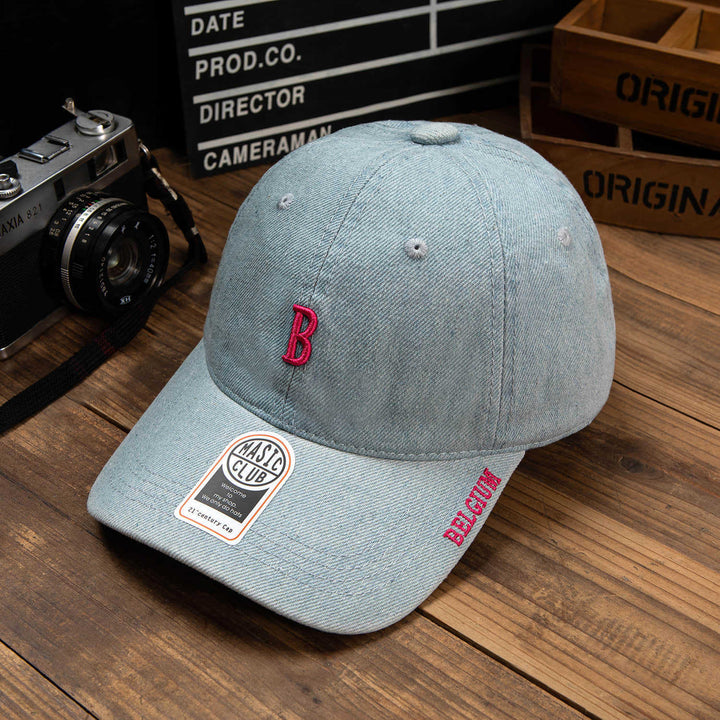 Men's Denim Embroidered Baseball Cap Kalsten