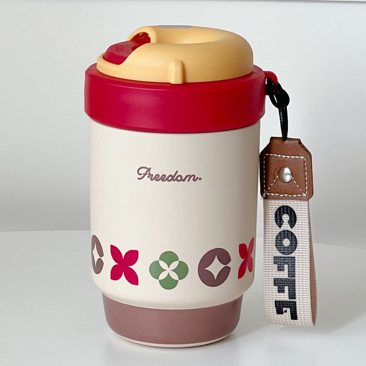 Women's Insulated Coffee Cup with Practical Closure Mechanism Kalsten
