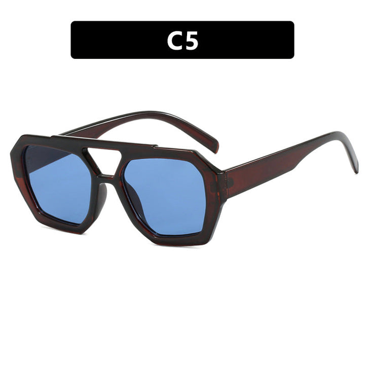 Ladies stylish sunglasses in distinctive octagonal design Kalsten