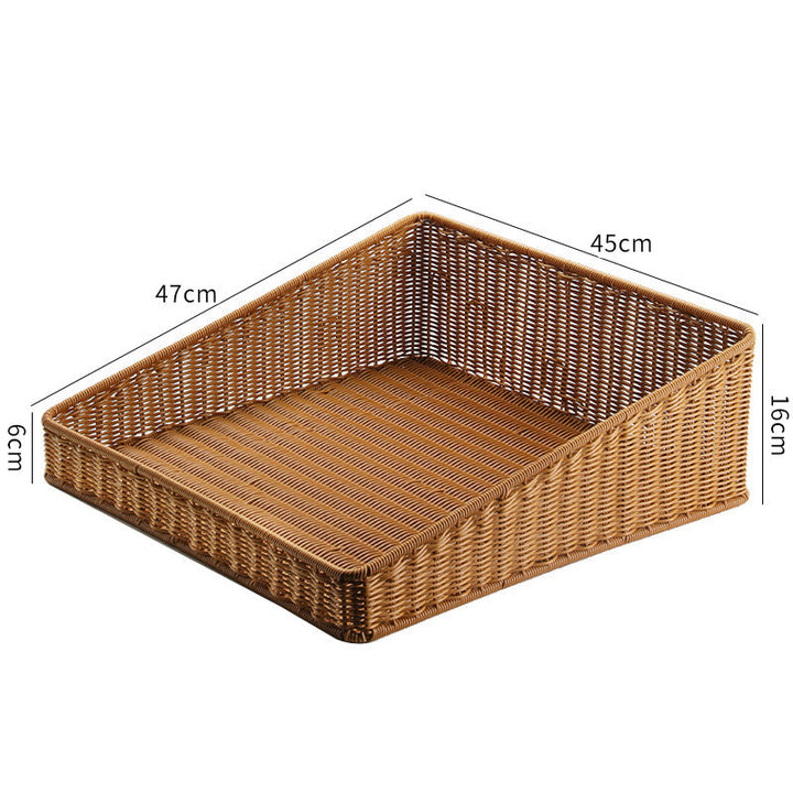 Elegant Woven Storage Tray Kalsten