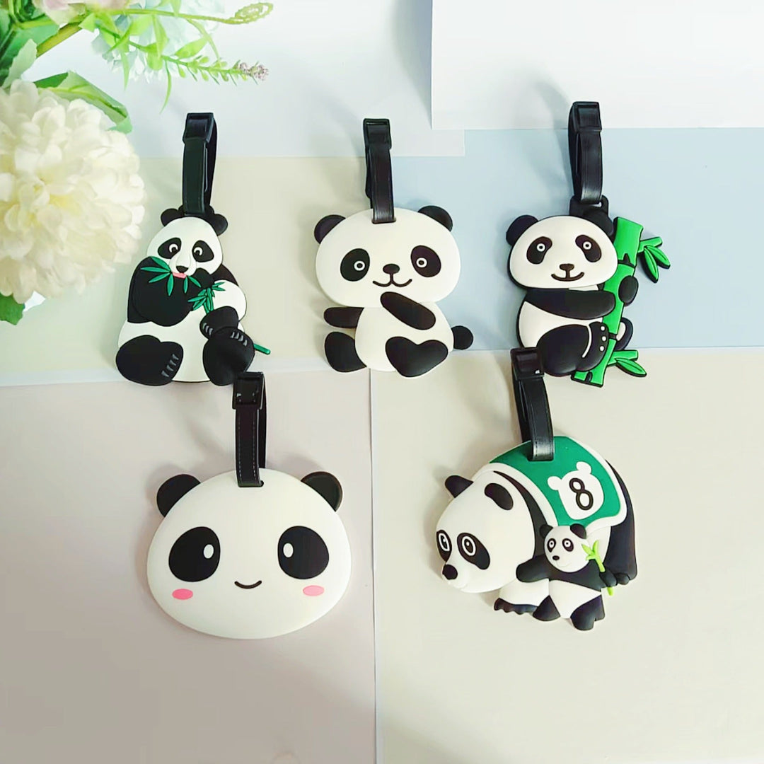 Unisex Panda-Themed Luggage Tag Kalsten