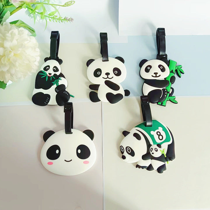 Unisex Panda-Themed Luggage Tag Kalsten