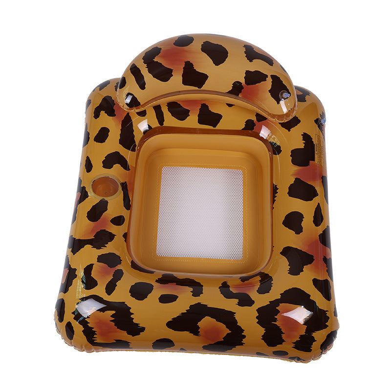 Women's Inflatable Comfort Pool Lounger with View Window Kalsten