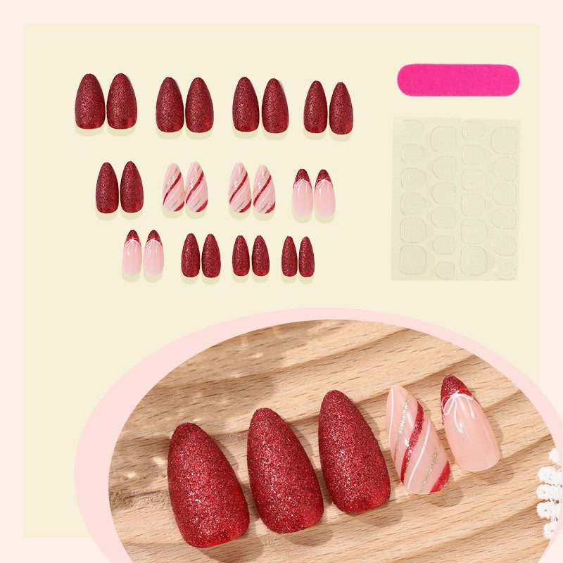 Gradient Style Press-On Nails with Closure Kit Acalora