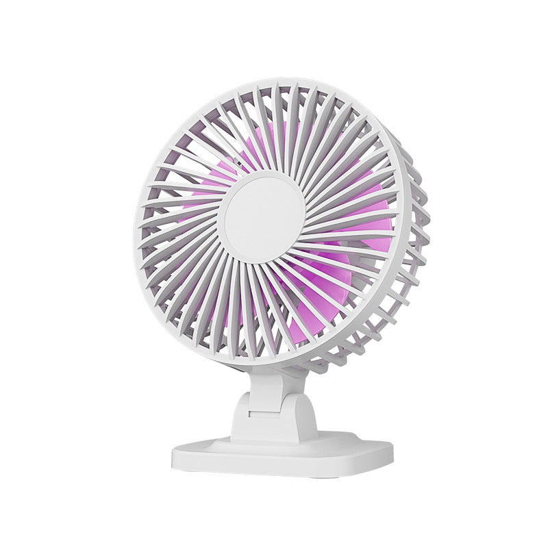 Women's portable table fan with adjustable tilt and LED backlighting Kalsten