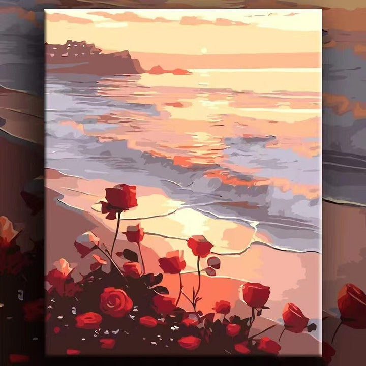 Floral Landscape Canvas Art Kalsten