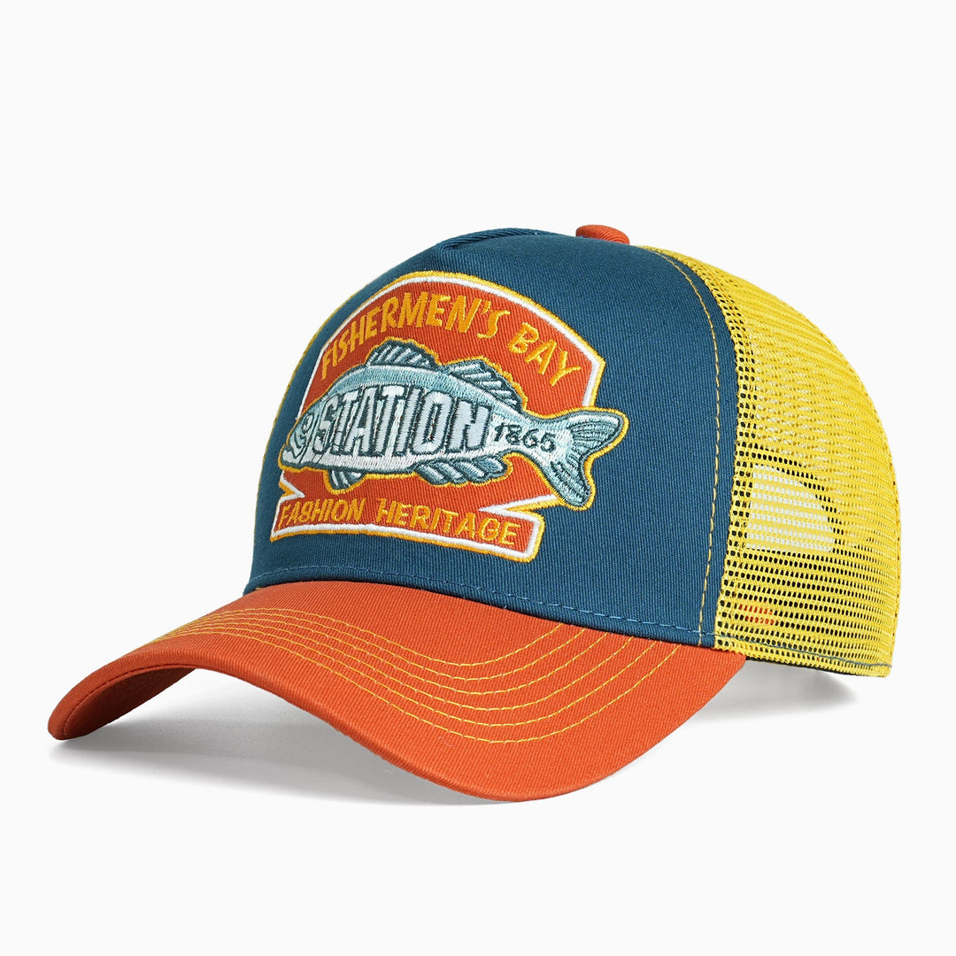 Ladies Trucker Cap with outstanding embroidery design Kalsten