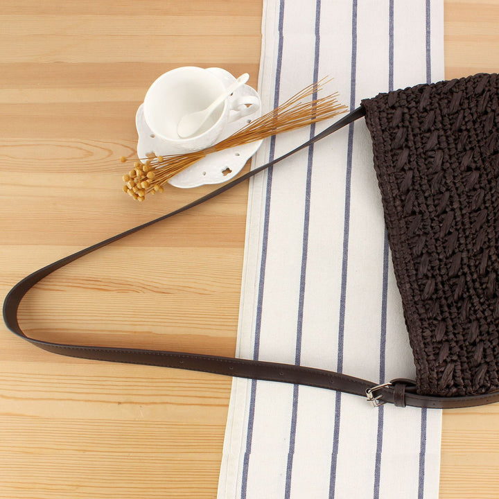 Handcrafted Practical Shoulder Bag with Structure Pattern Kalsten