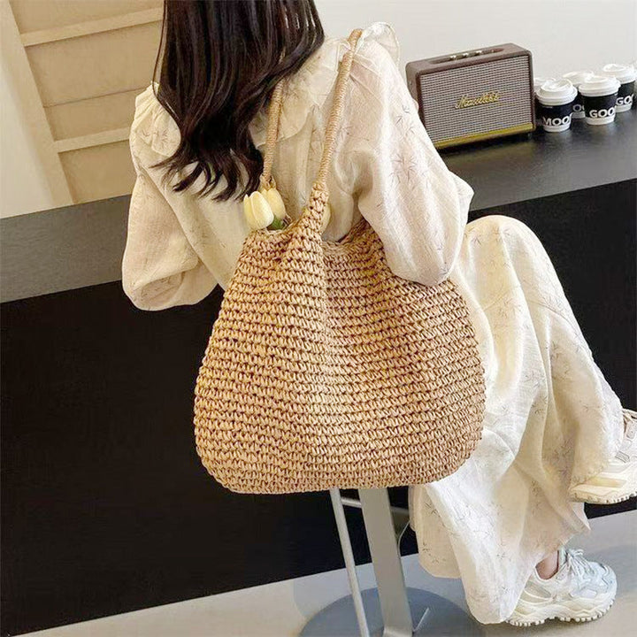 Handbag Made of Handcrafted Natural Material with Robust Design Kalsten