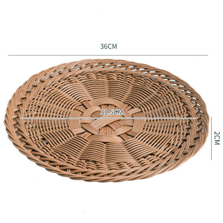 Unisex Oval Basket with Artistic Woven Texture Kalsten