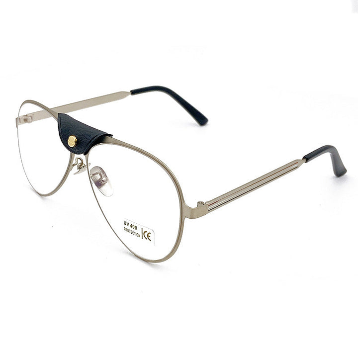 Retro Pilot Sunglasses with Blue Tinted Lenses Kalsten