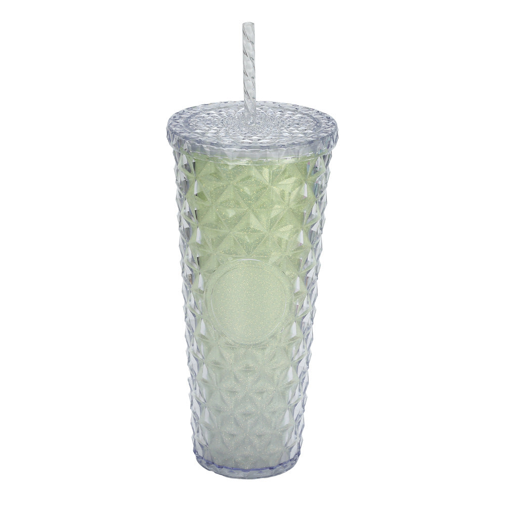 Ladies Glittering Drinking Cup with Removable Straw Kalsten