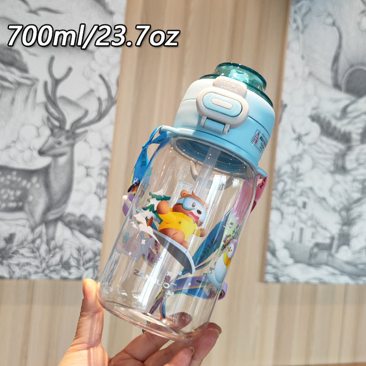 Women's creative water bottle with secure locking mechanism Kalsten