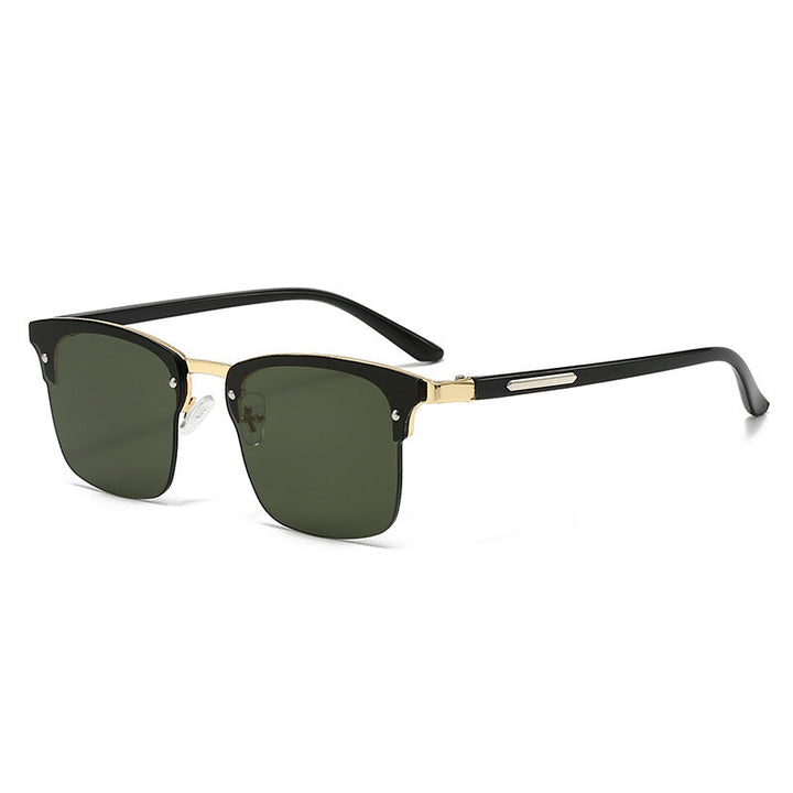 Ladies elegant square sunglasses with metallic accents Kalsten