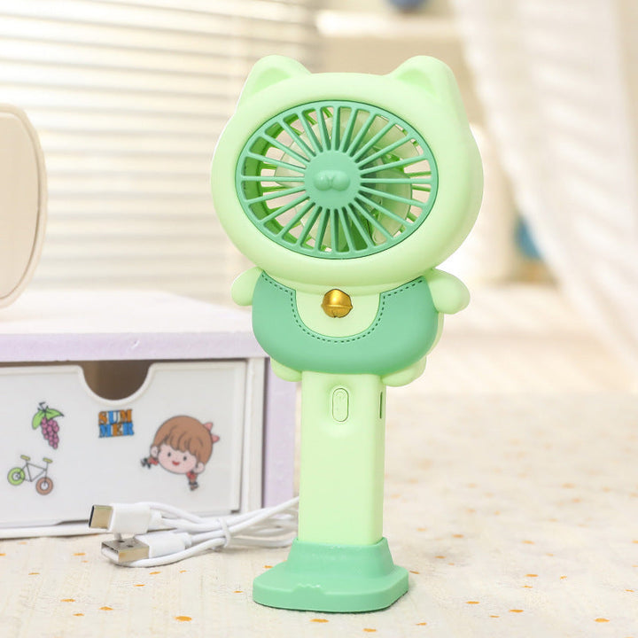 Ladies handheld fan in playful animal design Kalsten