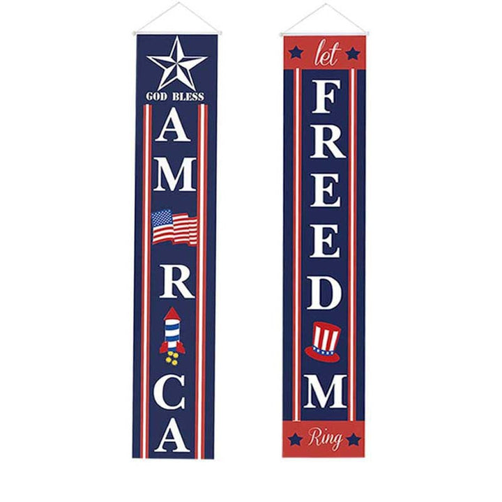 Unisex nan hanging patriotic door banner set Kalsten