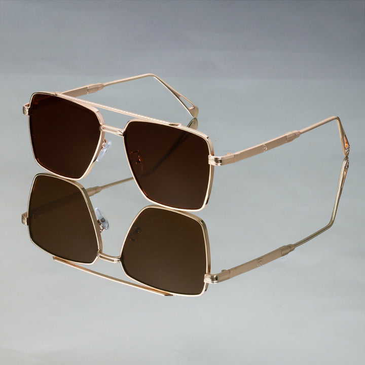 Women's oversized sunglasses with elegant metal frame Kalsten