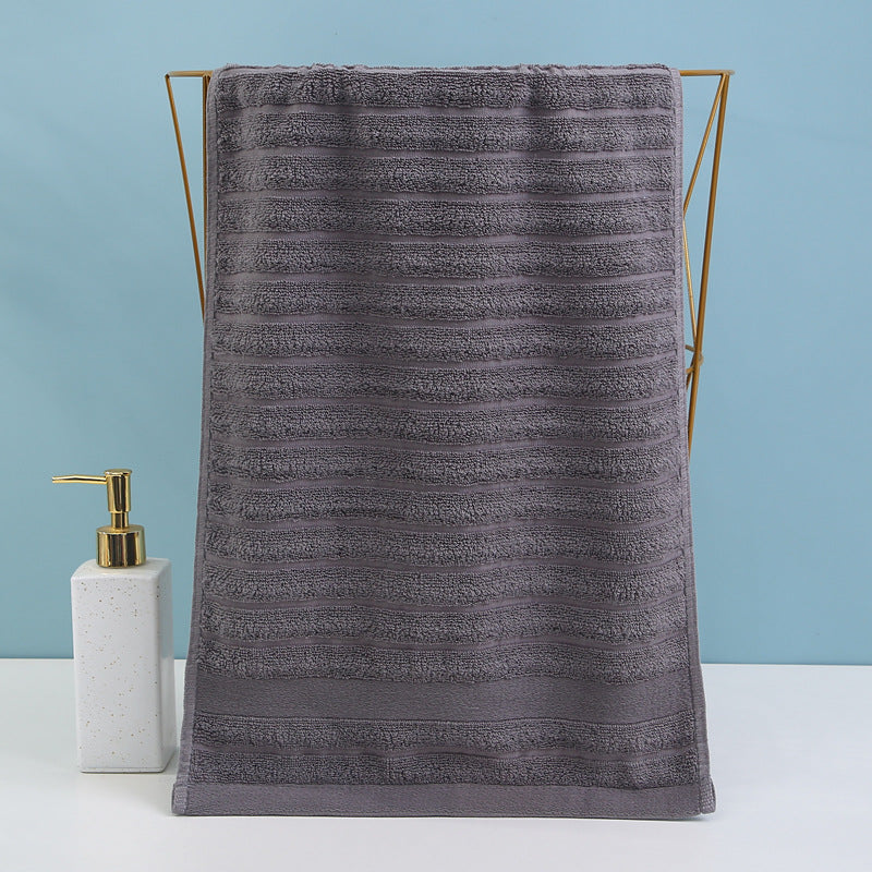High-quality terry towel with decorative striped pattern Kalsten